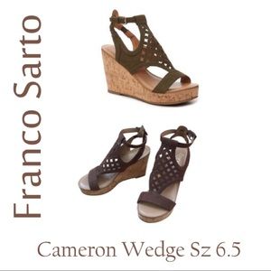 NWOT Franco Sarto Cameron Wedges size 6.5